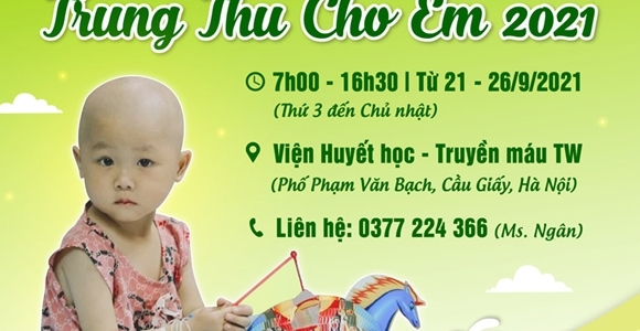 Ngày hội hiến máu "Trung thu cho em" mang niềm vui đến cho tuổi thơ Việt