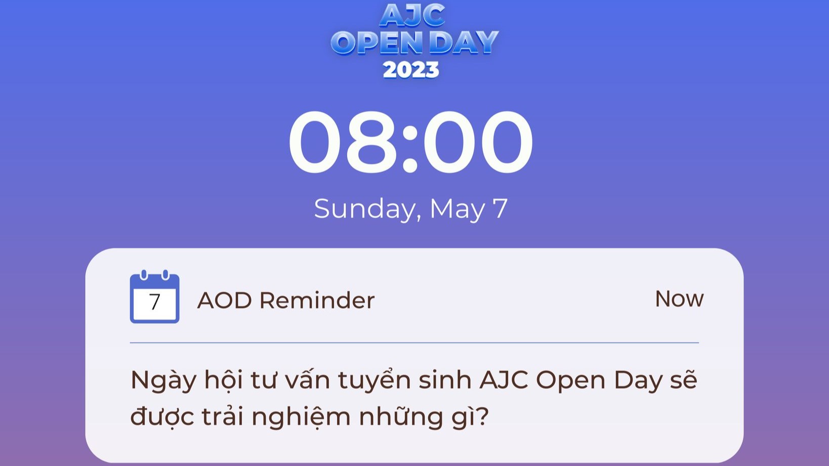 Rạo rực ngày hội tư vấn tuyển sinh AJC OPEN DAY 2023